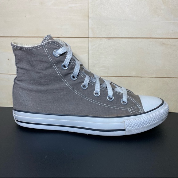 Converse Chuck Taylor High Top Grey Women's Size 7.5 Shoes Canvas Sneakers 5J793 - Picture 3 of 11